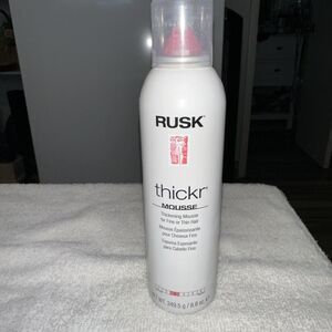 Rusk Mousse Hair Products For Fine Or Thin Hair